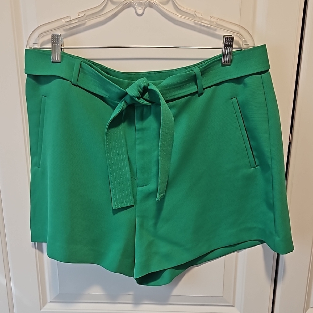 Green Women's Nine West Shorts with Belt